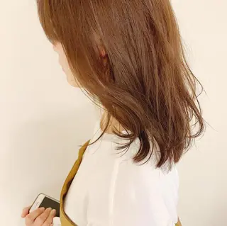 ミディアム カラー 中川 竜誠のヘアスタイル
