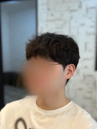 パーマ メンズ HEALHAIR 堀江店のヘアスタイル