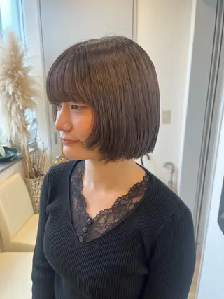ショート 長谷川 愛花のヘアスタイル