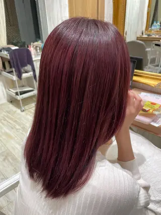 カラー 小野 明日香のヘアスタイル