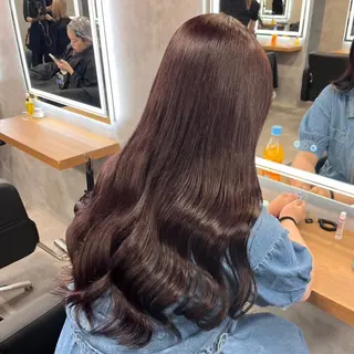 カラー 暖色/透明感カラー 🤍yuzuho🫧のヘアスタイル
