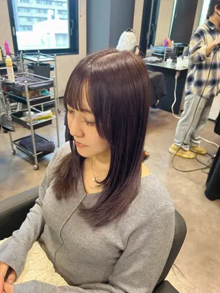 セミロング 縮毛矯正 /伊藤はるかのヘアスタイル