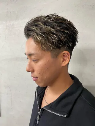 ショート パーマ メンズ 亀井隆汰/メンズ専門 パーマ/フェード可のヘアスタイル