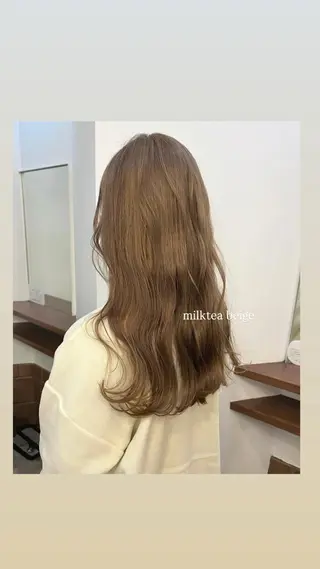 ロング 特化✨透明感カラー 白髪染め✨住田緋菜のヘアスタイル