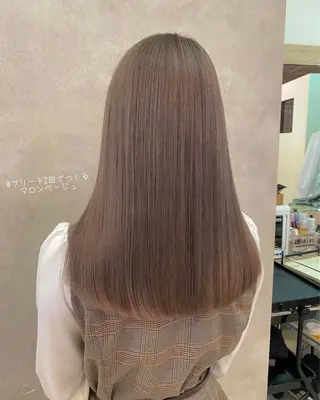 セミロング 松戸　レイヤーカット 野口　康太郎のヘアスタイル