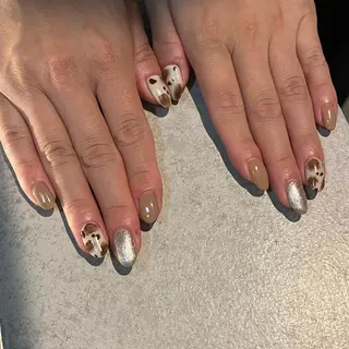 ネイル 🤎Two ERI🤎のネイルデザイン