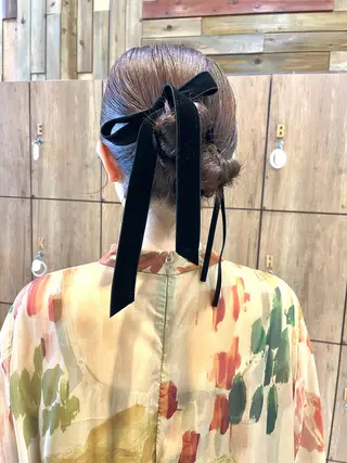 ヘアアレンジ 黒田瀬奈/ボブ まろやかベージュのヘアスタイル