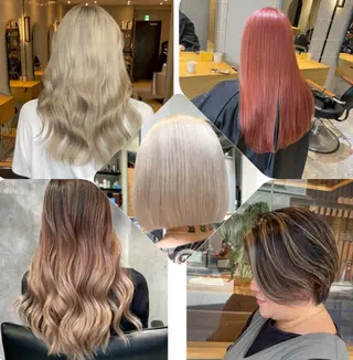 ロング ハイトーン×髪質改善 KENTAのヘアスタイル