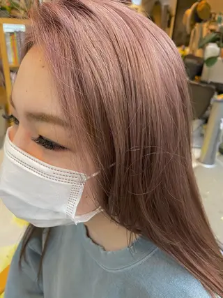 ロング カラー Moca 〰️のヘアスタイル