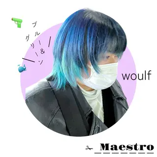 ショート 🪼個性、雰囲気🪼 ⛈オカダ🎧のヘアスタイル