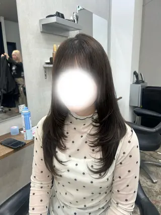 ロング カット¥1100 ✂️MIUのヘアスタイル