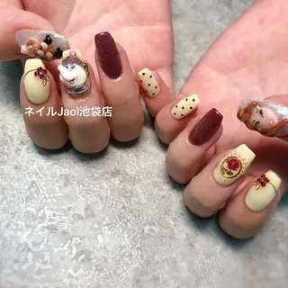 セミロング ネイルJaol 池袋のネイルデザイン