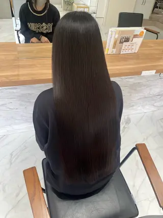 ロング 寒色カラー特化/ 透明感カラー/ゆづきのヘアスタイル