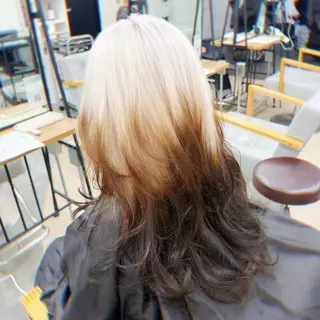 ロング カラー ハイトーン/レイヤー しゅーたのヘアスタイル