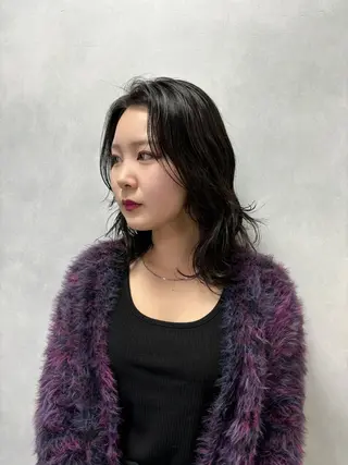 ミディアム カラー ヘアアレンジ ravens代表 ヒロムのヘアスタイル