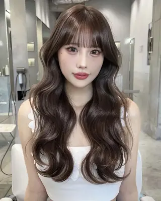 カラー 🫧 🤎トレンド 可愛い透明感🤎🫧のヘアスタイル