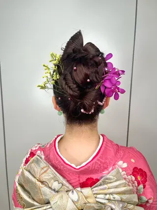 ヘアアレンジ 胡子 凜のヘアスタイル