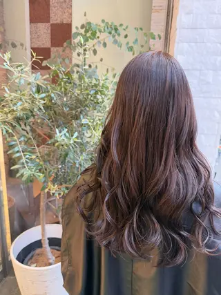 ロング カラー EARTH 山﨑龍馬のヘアスタイル