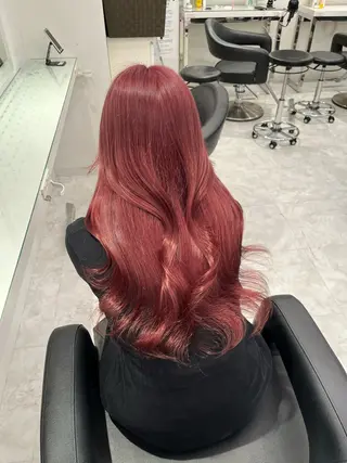 ロング カラー ヘアアレンジ レイヤー×透明感カラ ー🕊AZUSAのヘアスタイル