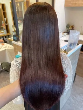 セミロング カラー ブリーチ✨/似合わせ カラー🎀/Yuzuのヘアスタイル