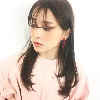 セミロング カラー パーマ SUZUKI KEISUKEのヘアスタイル