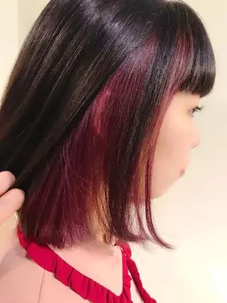 カラー 《インナーカラー》 YAMADAのヘアスタイル