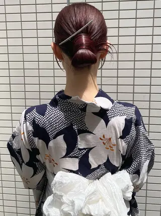 ヘアアレンジ yumemiレイヤー ✴︎ 透明感カラーのヘアスタイル