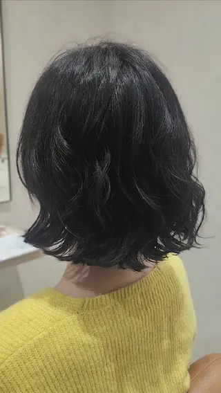 パーマ ミディアム 垢抜けパーマヘア🍯 ジルのヘアスタイル