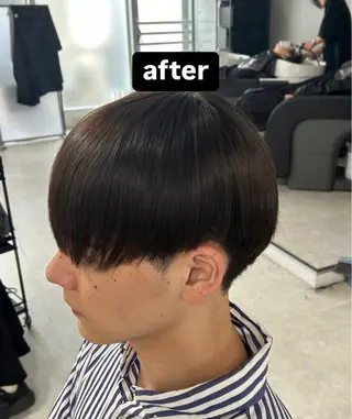 パーマ メンズ カズキ🌼曲がる 縮毛矯正のヘアスタイル