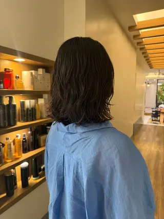 ミディアム ホリグチ ルナのヘアスタイル
