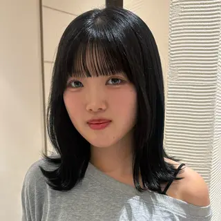 ミディアム カラー 似合わせカラー/艶髪 /垢抜け/銀座/カナのヘアスタイル