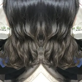 ロング カラー ヘアアレンジ See by merのマツエク・マツパデザイン