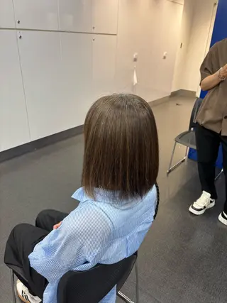 ミディアム カラー 小林蒼太 梅田モデル募集のヘアスタイル