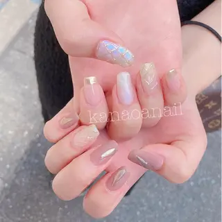 ネイル 地爪育成💅 kanaoanailのネイルデザイン