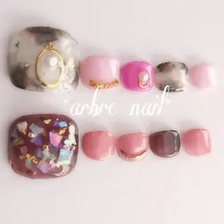 ネイル ✯.。 arbre  nail 。✯.のネイルデザイン