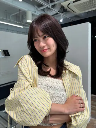 セミロング 🦕K-two/ シノハラナルミ🦕のヘアスタイル