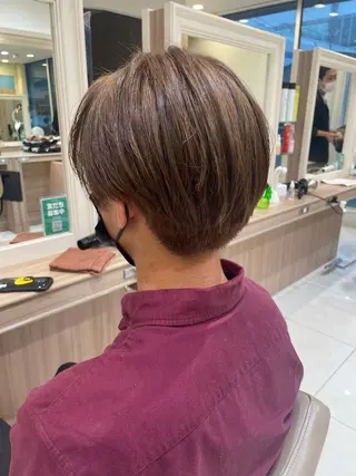 ショート カラー メンズ 韓国ヘアメイク🎀/ 縮毛矯正✨山本媛香のヘアスタイル
