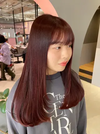 カラー ないとう ゆうかのヘアスタイル
