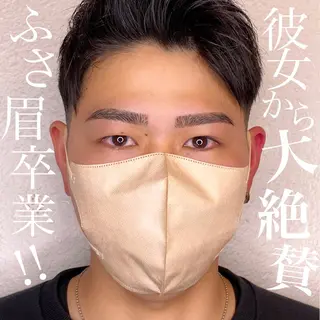 メンズ アイブロウ まつパ／眉毛／梅田／ 金子乃愛の眉毛・アイブロウイメージ