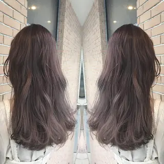 セミロング カラー パーマ ヘアアレンジ メンズ キッズ ネイル マツエク・マツパ サロンドミルク 渋谷高比良のヘアスタイル