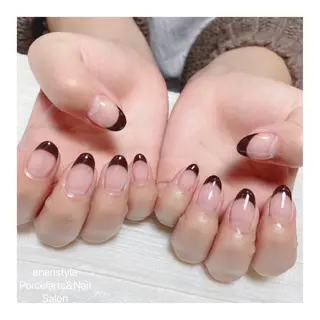 ミディアム ネイル 🐾enen style 🐾のネイルデザイン