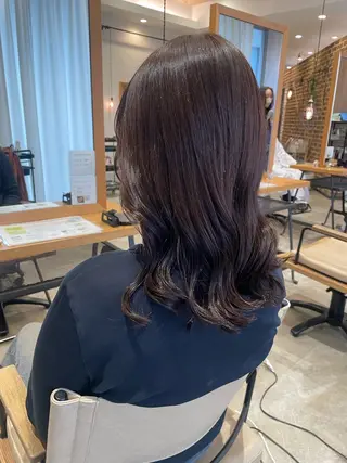ミディアム 田中 ゆいかのヘアスタイル