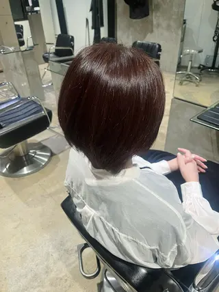 ショート カラー 長野/カットモデル カラーモデル募集のヘアスタイル