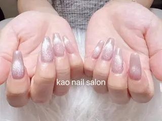 ネイル kao nail マグネット/長さだしのネイルデザイン