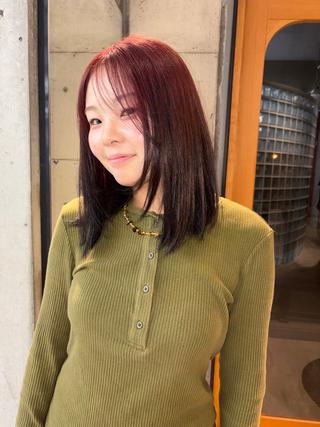 カラー 日住 風香のヘアスタイル