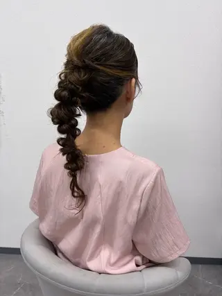 ヘアアレンジ ヘアサロン ミカヅキのヘアスタイル