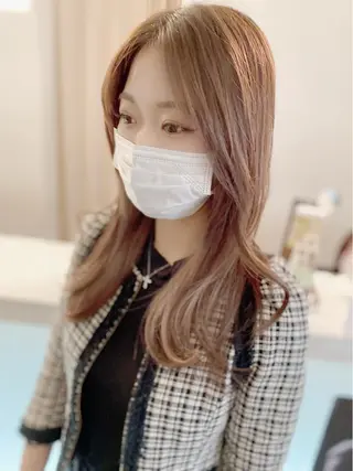 セミロング 隅野 恭生のヘアスタイル
