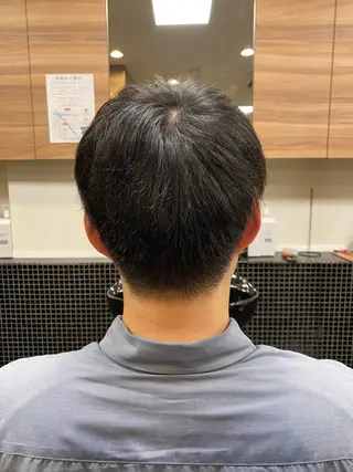 ショート メンズ メンズパーマモデル 大募集中のヘアスタイル