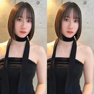 ミディアム ✨髪質改善特化✨副 店長椎葉信乃介のヘアスタイル