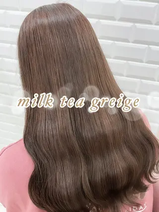 ロング カラー ヘアアレンジ ガーリーカラー🩷 ユウ🍓💞のヘアスタイル